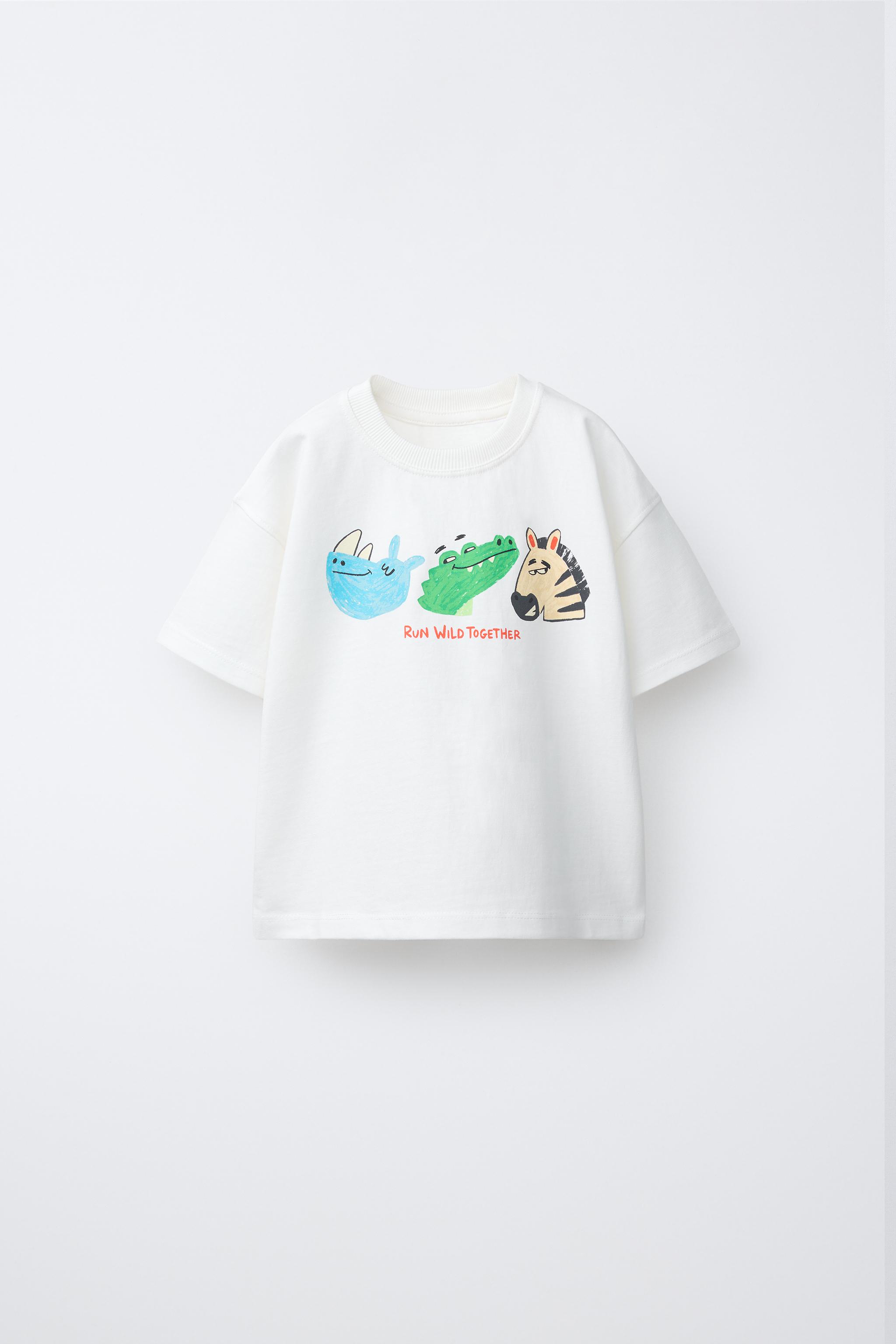 T-SHIRT IMPRIMÉ ANIMALIER